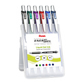 Pentel Roller gel Pentel Energel BL77 Medium assorti étui 6 pièces