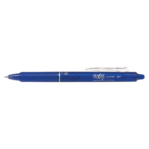 Pilot Rollerpen PILOT friXion clicker medium blauw