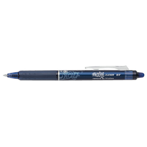 Pilot Rollerpen PILOT friXion clicker medium blauwzwart