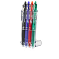 Pilot Stylo roller PILOT FriXion Set2Go Clicker Medium basique assorti 4 pièces