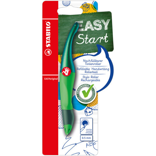 Stabilo Rollerpen STABILO Easyoriginal rechtshandig holograph edition medium groen blister à 1 stuk