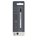 Parker Rollerpenvulling Parker Quink medium zwart blister à 1 stuk