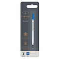 Parker Rollerpenvulling Parker Quink medium blauw blister à 1 stuk