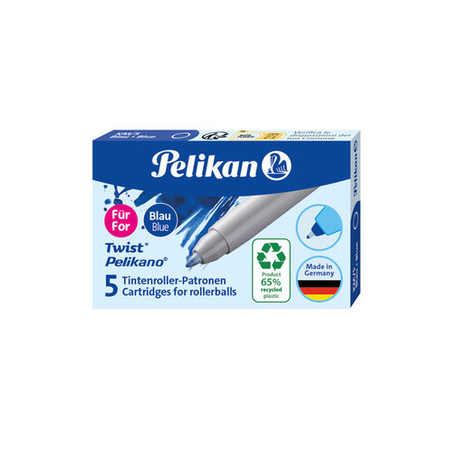 Pelikan Recharge roller Pelikan ECO KM/5 0,3mm bleu