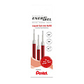 Pentel Recharge roller Pentel Energel LR7 Medium rouge set 3 pièces