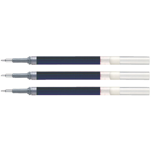 Pentel Gelschrijvervulling Pentel LR7 Energel met gratis gelpen medium zwart blister à 3 stuks