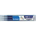 Pilot Rollerpenvulling PILOT friXion medium blauwzwart set à 3 stuks
