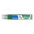 Pilot Recharge roller PILOT FriXion Medium vert 3 pièces