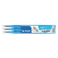 Recharge roller PILOT FriXion Medium bleu clair 3 pièces