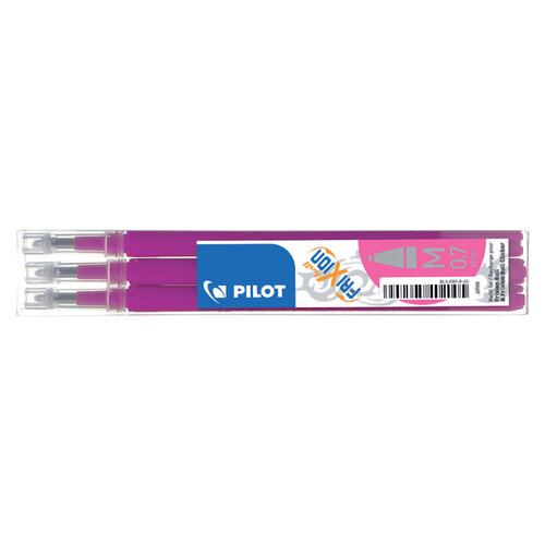 Pilot Recharge roller PILOT FriXion Medium rose 3 pièces