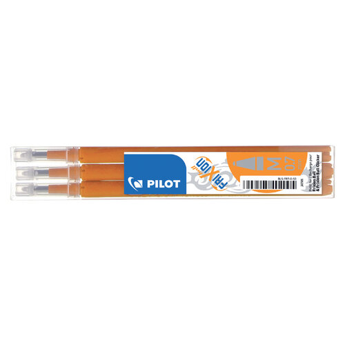 Pilot Recharge roller PILOT FriXion Medium orange 3 pièces