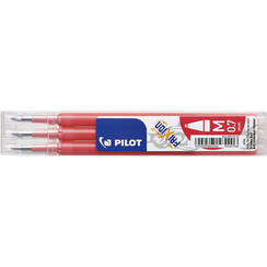 Recharge roller PILOT FriXion Medium rose corail 3 pièces