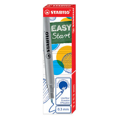 Rollerpenvulling STABILO Easyoriginal fijn blauw doosje à 3 stuks