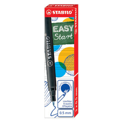 Rollerpenvulling STABILO Easyoriginal  medium blauw doosje à 3 stuks