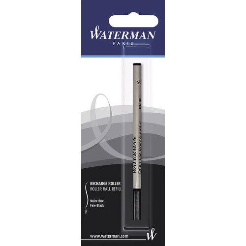 Waterman Recharge roller Waterman Fin noir blister 1 pièce