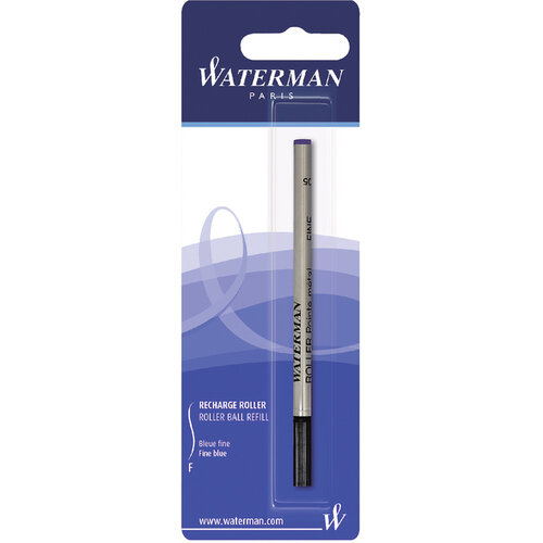 Waterman Rollerpenvulling Waterman fijn blauw blister à 1 stuk