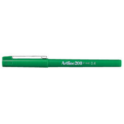 Fineliner Artline 200 rond fijn groen