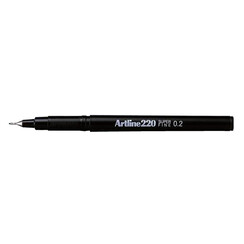 Fineliner Artline 220 rond super fijn blauw