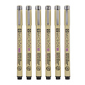 Sakura Fineliner Sakura Pigma Micron étui de 6 pièces  Noir
