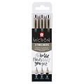 Sakura Fineliner Sakura Pigma Micron 05 set zwart & grijs 3 maten