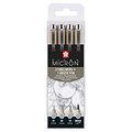 Sakura Fineliner Sakura Pigma Micron lichtgrijs set 4 maten