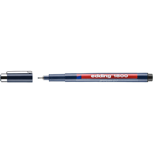 edding Fineliner Edding 1800 noir 0,7mm