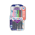 Paper Mate Fineliner Paper Mate Flair Metallic Medium assorti blister 6 pièces
