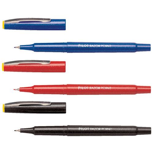 Pilot Fineliner PILOT Razor Point Fin noir