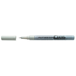 Marqueur PILOT Super Color Extra Fin blanc