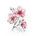 Sakura Tekenset Sakura Creative Kit Cherry Blossom 6 stuks