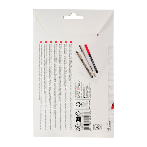 Sakura Tekenset Sakura Creative Kit Samurai 6 stuks