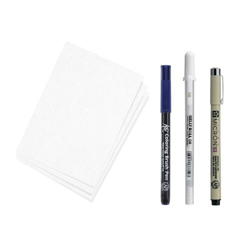 Sakura Tekenset Sakura Creative Kit Kanagawa 6 stuks