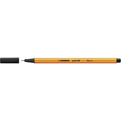 Fineliner STABILO point 88/46 fijn zwart