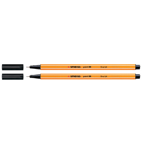 Stabilo Fineliner STABILO point 88/46 Fin noir