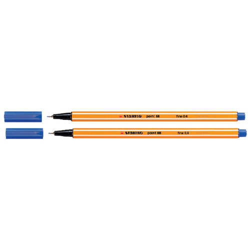 Stabilo Fineliner STABILO point 88/41 fijn blauw