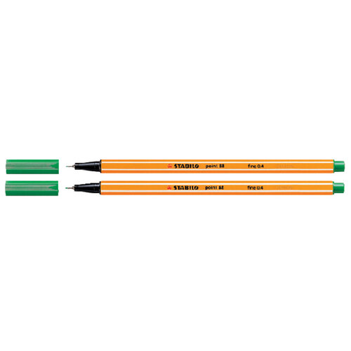 Stabilo Fineliner STABILO point 88/36 Fin vert émeraude