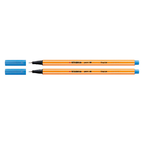 Stabilo Fineliner STABILO point 88/32 Fin bleu outremer