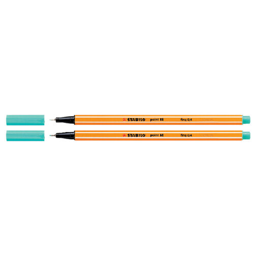 Stabilo Fineliner STABILO point 88/51 fijn turquoiseblauw