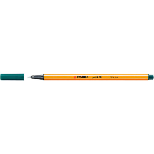Stabilo Fineliner STABILO point 88/53 fijn turquoisegroen