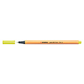 Stabilo Fineliner STABILO point 88/024 fijn neon geel