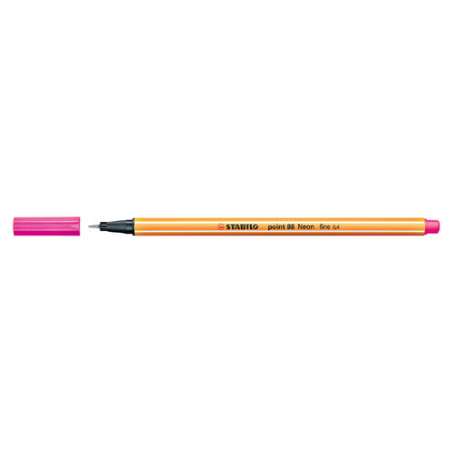 Stabilo Fineliner STABILO point 88/056 fijn neon roze