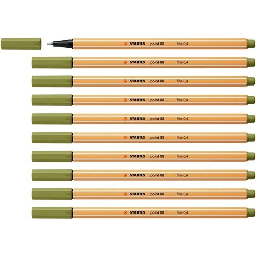 Stabilo Fineliner STABILO point 88/37 Fin rouille