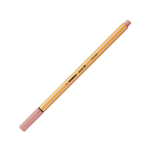 Stabilo Fineliner STABILO point 88/37 Fin blush foncé