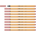 Stabilo Fineliner STABILO point 88/37 Fin blush foncé
