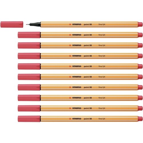Stabilo Fineliner STABILO point 88/47 Fin rouge terracotta