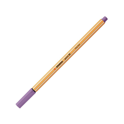 Stabilo Fineliner STABILO point 88/62 fijn pruimenpaars