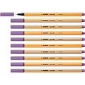Stabilo Fineliner STABILO point 88/62 fijn pruimenpaars
