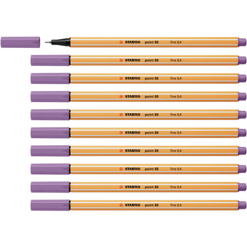 Stabilo Fineliner STABILO point 88/62 Fin violet prune