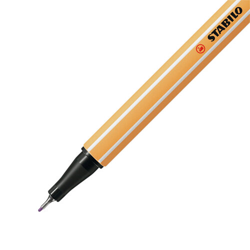 Stabilo Fineliner STABILO point 88/62 fijn pruimenpaars