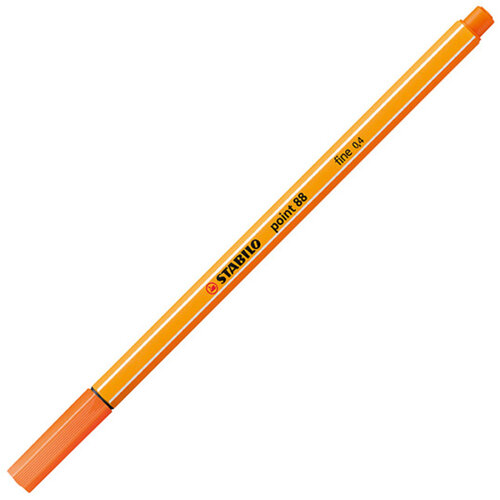 Stabilo Fineliner STABILO point 88/30 Fin vermillon pâle